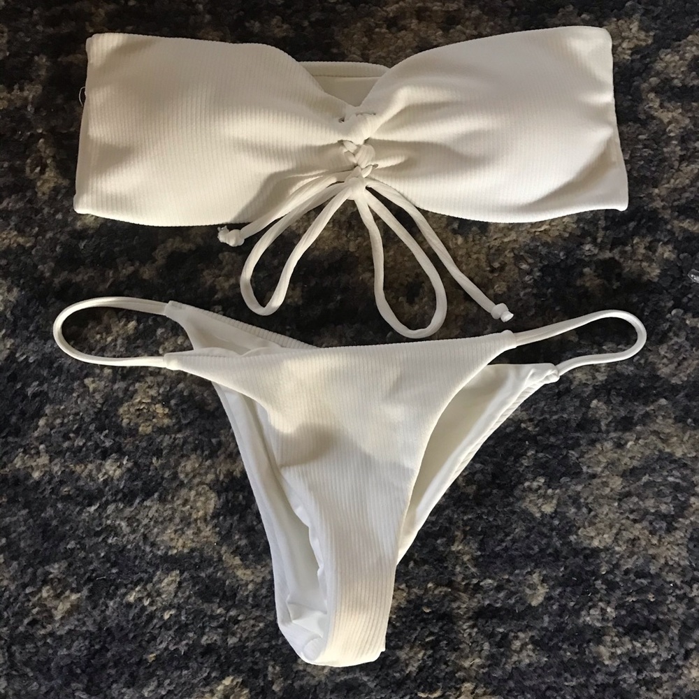 White bikini